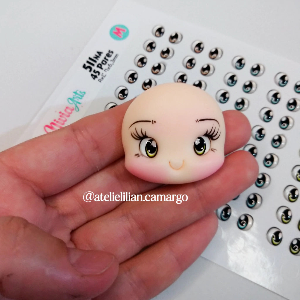Ojos Resinados Nivia Art Mod 511NA