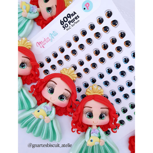 Ojos Resinados Nivia Art Mod 609