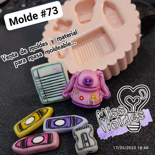 Molde de Silicon Escolar No. 73 SR