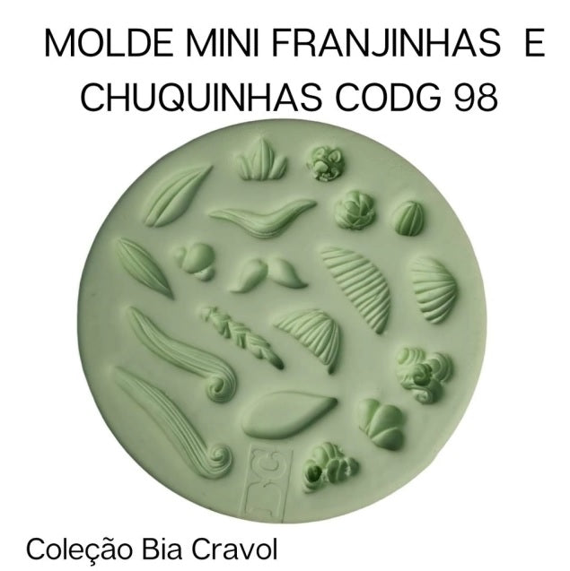 Molde de Silicon Mini Franjinhas e Chuquinhas Mod 98 BC