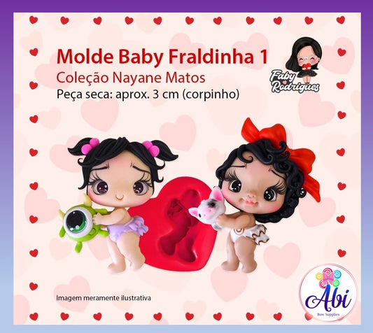 Molde de Silicon Baby Fraldinha 1 FR