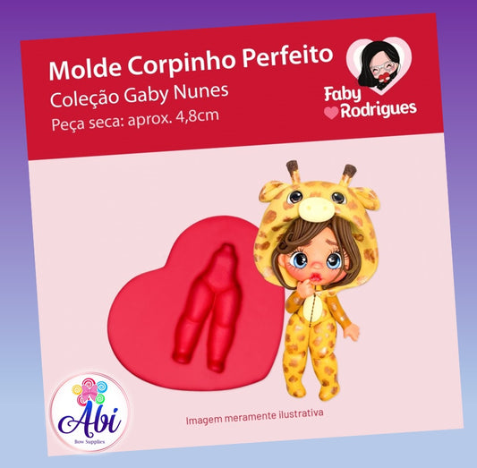 Molde de Silicon Corpinho Perfeito. Faby Rodrigues