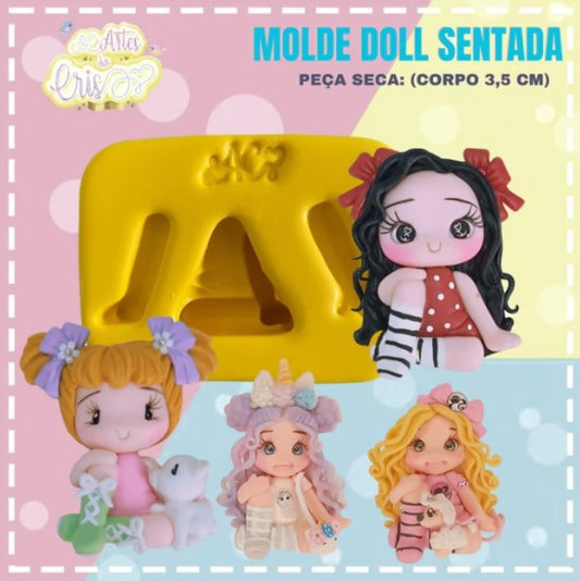 Molde de Silicon Doll Sentada AC