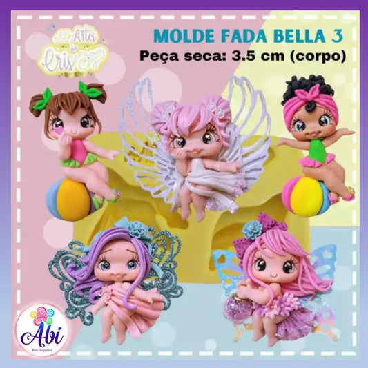 Molde de Silicon Fada Bella 3 AC