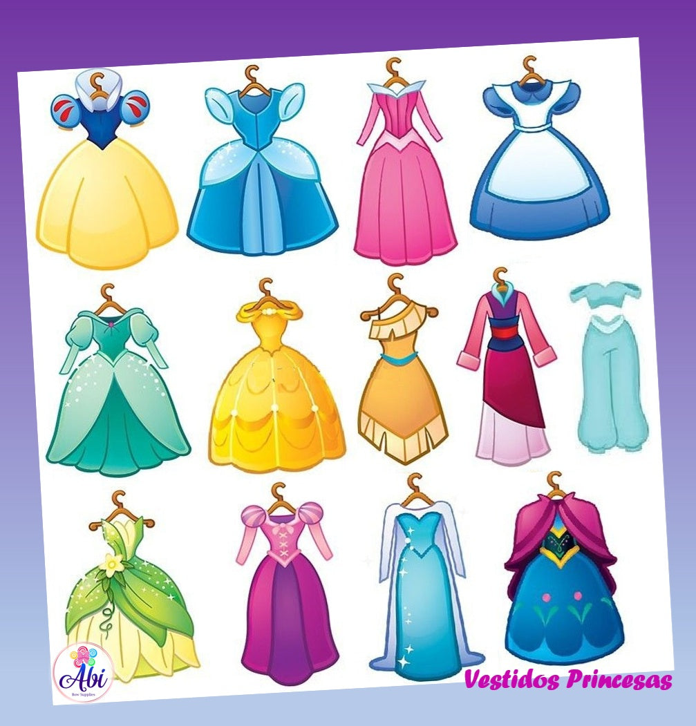 Vestidos Princesas. Abi