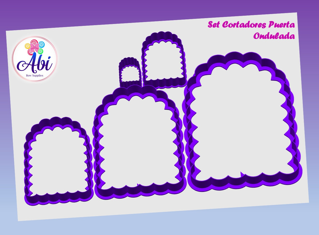 Set Cortadores Puerta Ondulada. Abi