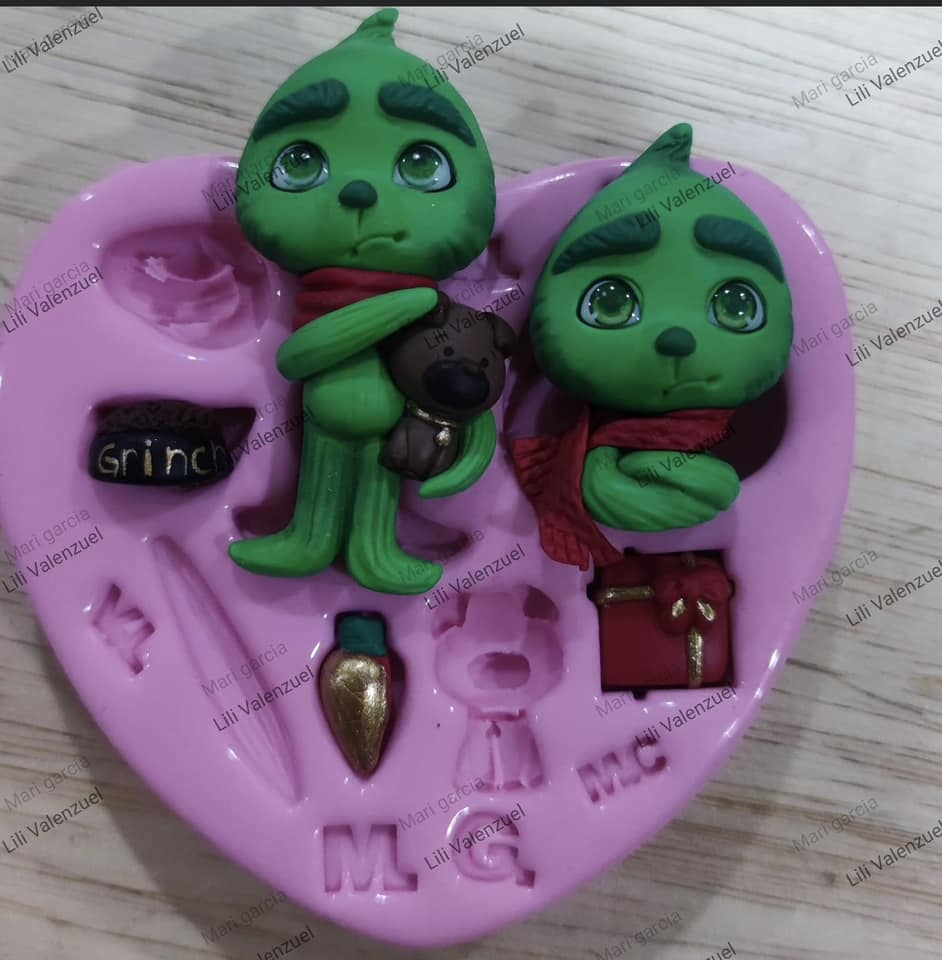 Molde de Silicon Grinch MG/BL