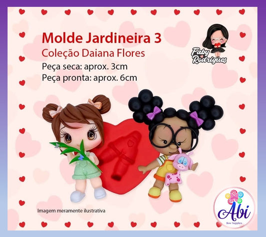 Molde de Silicon Jardineira 3 FR