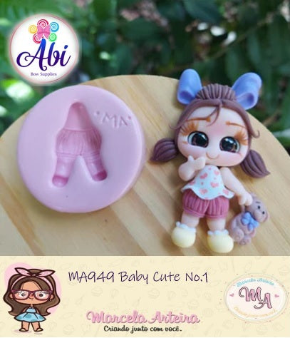 Molde de Silicon Baby Cute No.1 MA