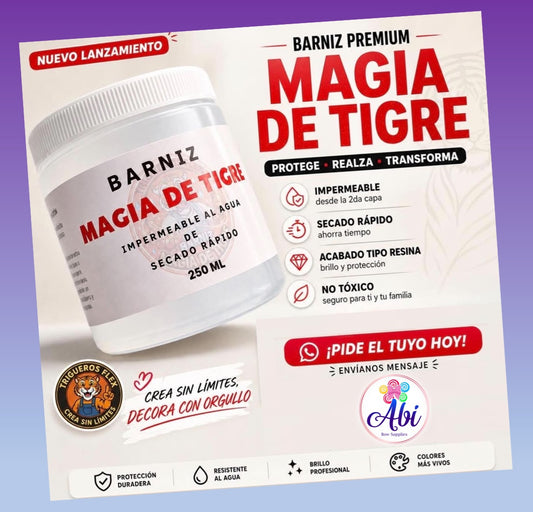 Barniz Premium Magia de Tigre. Trigueros Flex