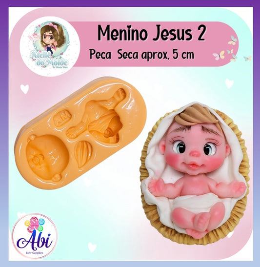 Molde de Silicon Menino Jesus 2 AdM