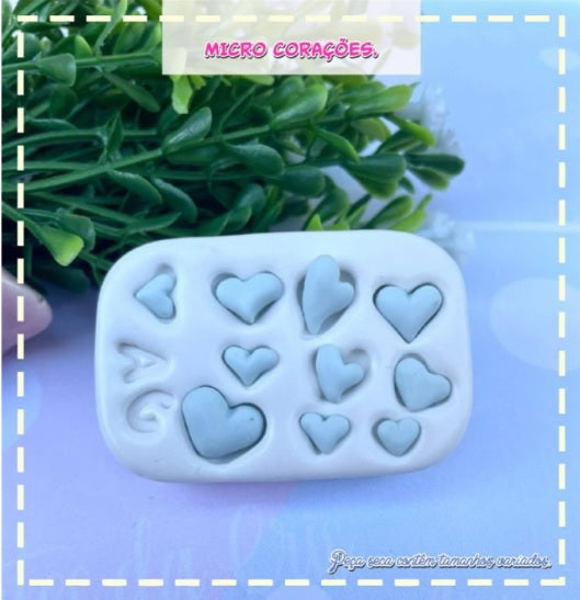 Molde de Silicon Micro Coracoes AC