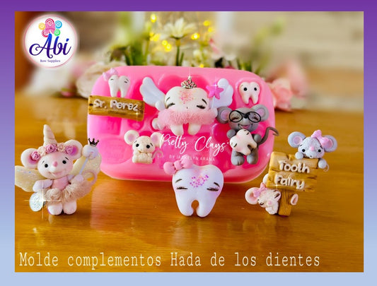 Molde de Silicon Hada de los Dientes MPC