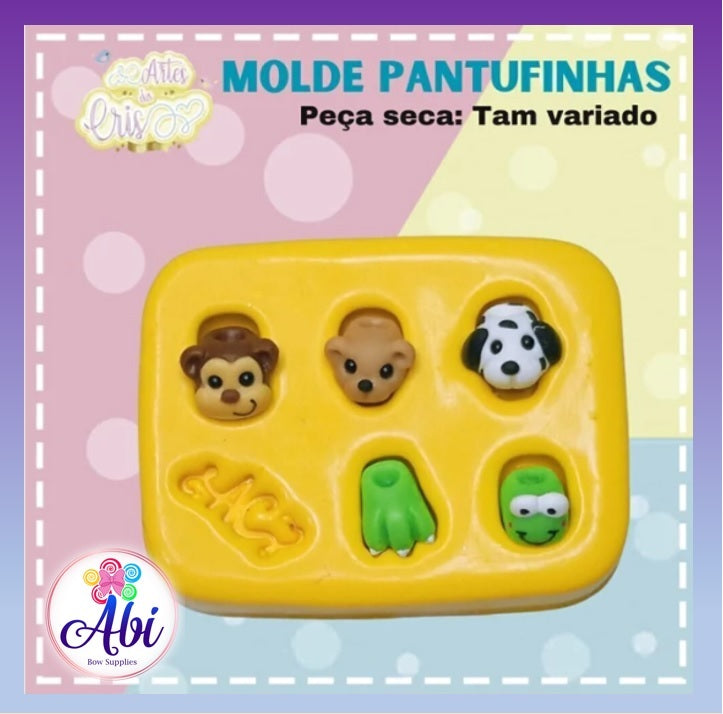 Molde de Silicon Pantufinhas AC