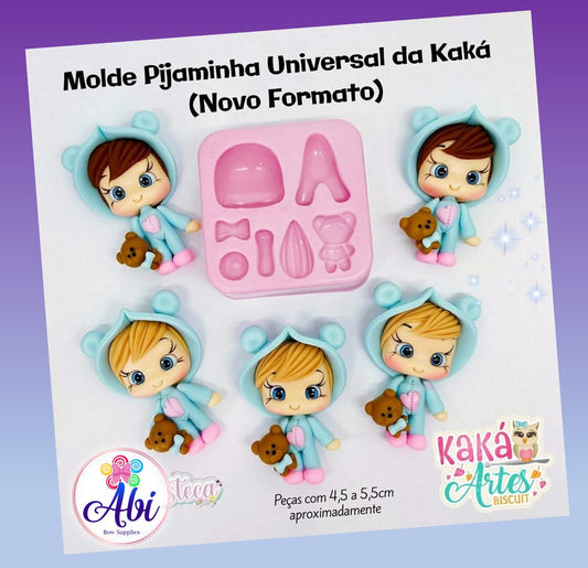 Molde de Silicon Pijaminha Universal da Kaka.
