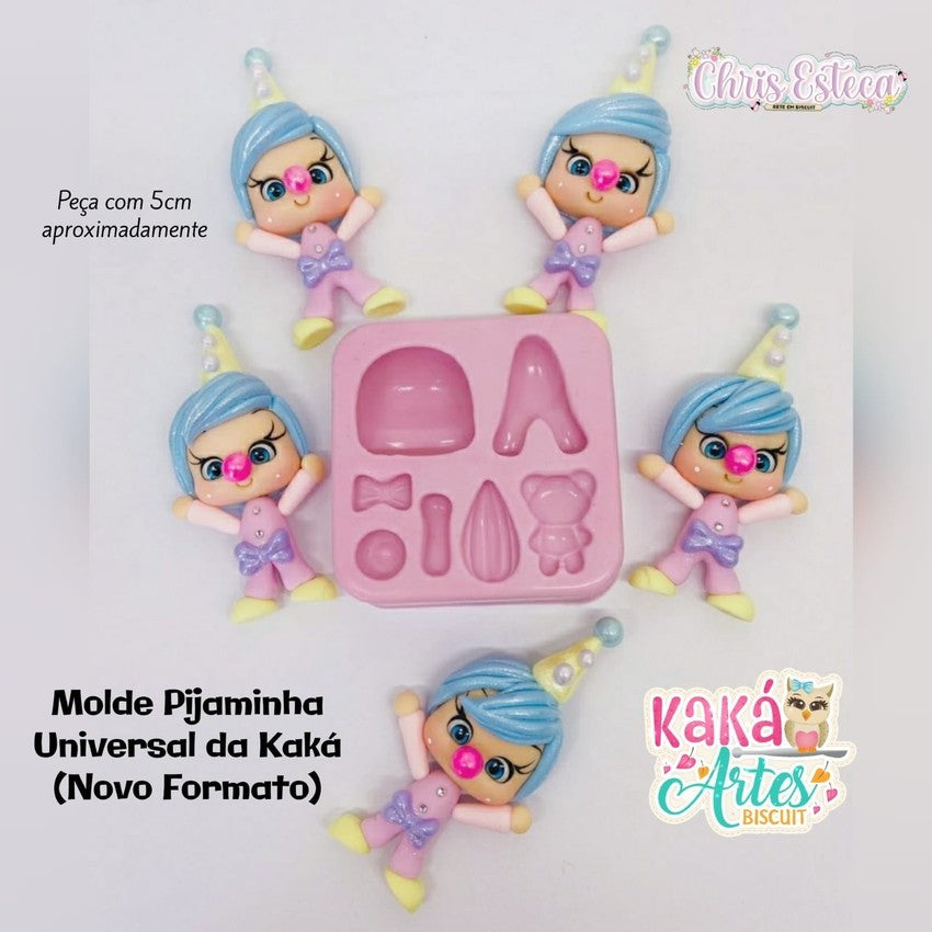 Molde de Silicon Pijaminha Universal da Kaka.