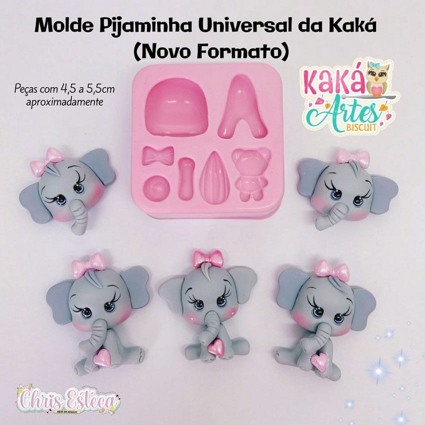Molde de Silicon Pijaminha Universal da Kaka.