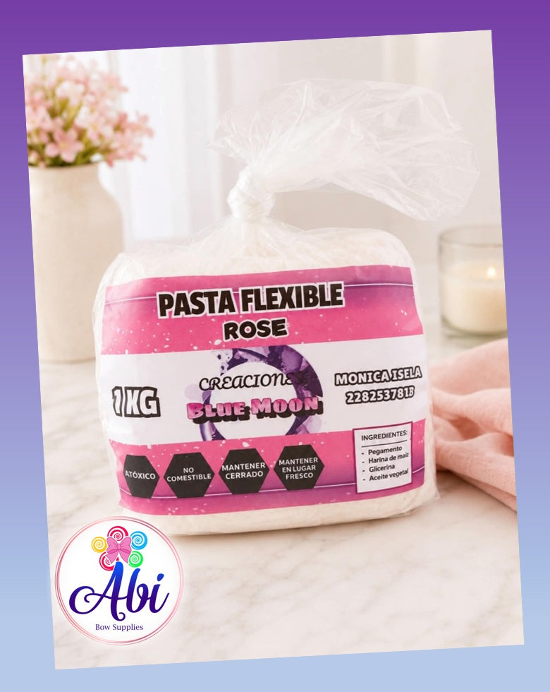 Pasta Flexible Rose. Blue Moon