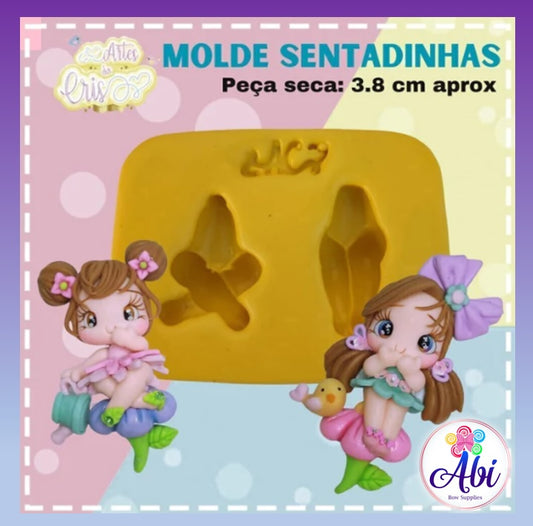Molde de Silicon Sentadinhas AC