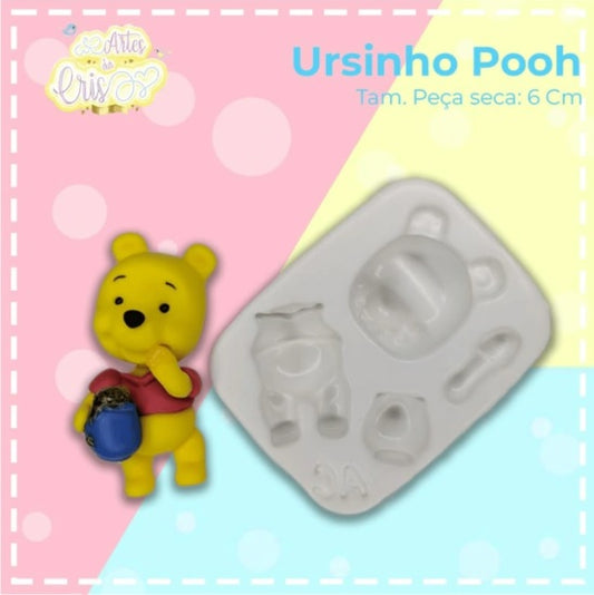 Molde de Silicon Ursinho Pooh AC