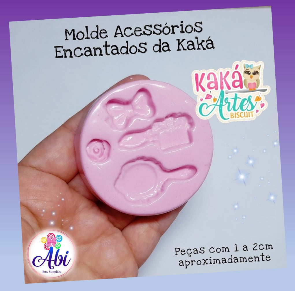 Molde de Silicon Accesorios Encantados da Kaka.