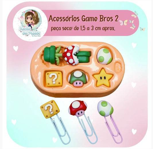 Molde de Silicon Accesorios Game Bros 2 AdM