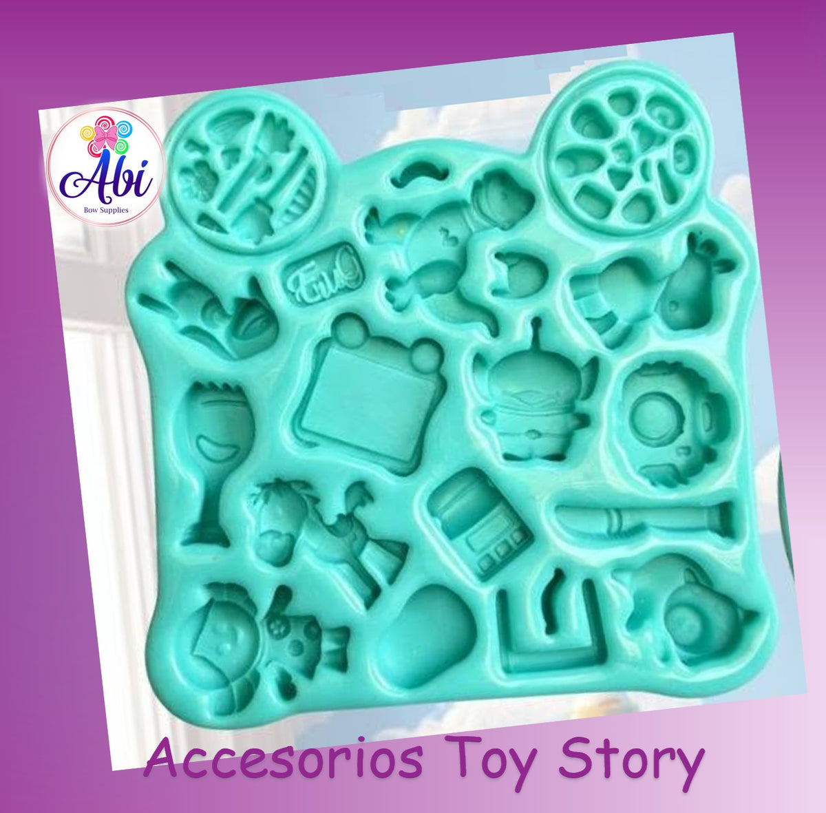 Molde de Silicon Accesorios Toy Story. Eris Gonzalez