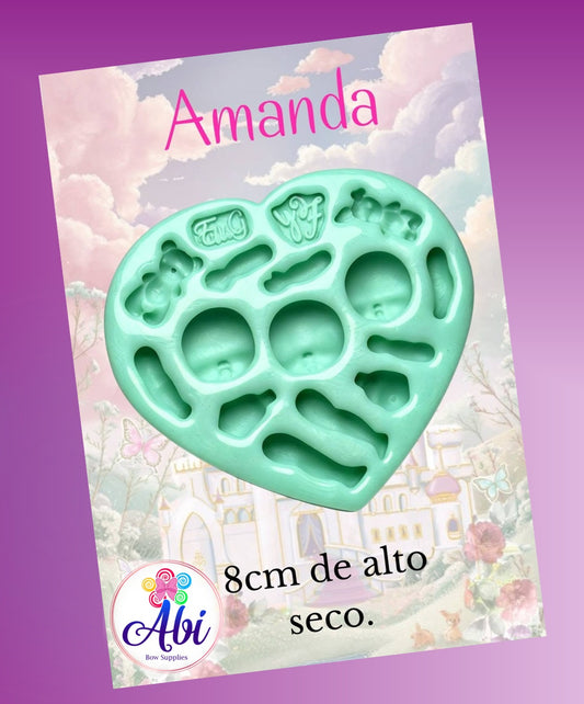Molde de Silicon Amanda. Eris Gonzalez