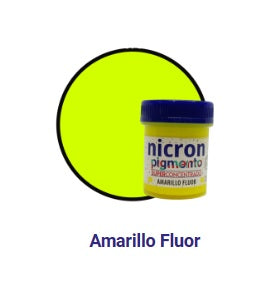 Pigmento Super Concentrado Nicron Amarillo Fluorescente