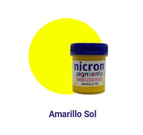 Pigmento Super Concentrado Nicron Amarillo Sol