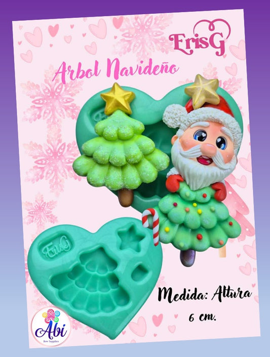 Molde de Silicon Arbol Navideno. ErisGonzalez
