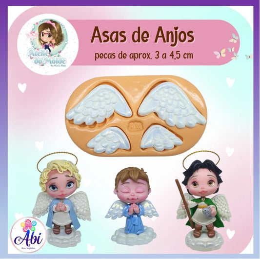 Molde de Silicon Asas de Anjo AdM