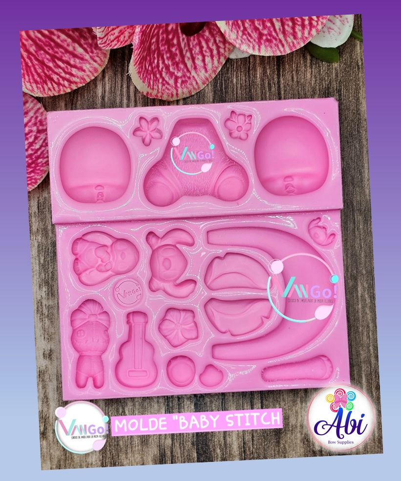 PREVENTA. Molde de Silicon Baby Stitch. Vango