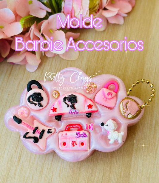 Molde de Silicon Accesorios Barbie MPC