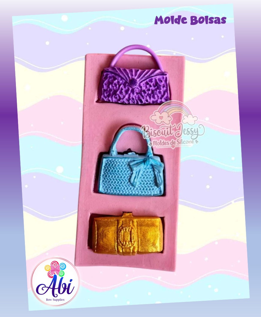 Molde de Silicon Bolsas. Biscuit Jessy