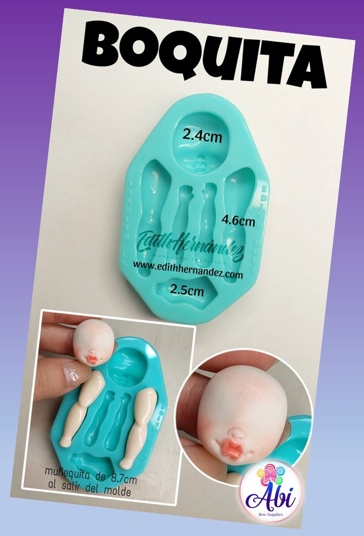Molde de Silicon Boquita Edith Hernandez