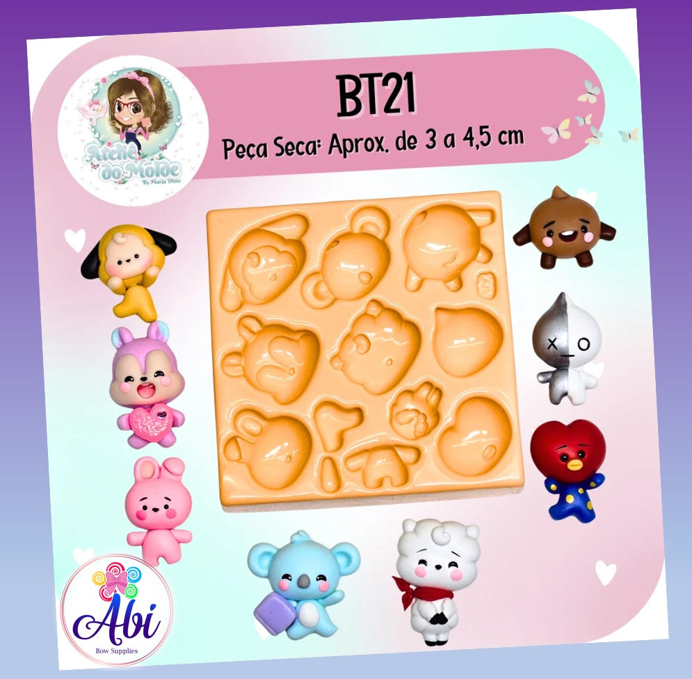 Molde de Silicon BT21 AdM