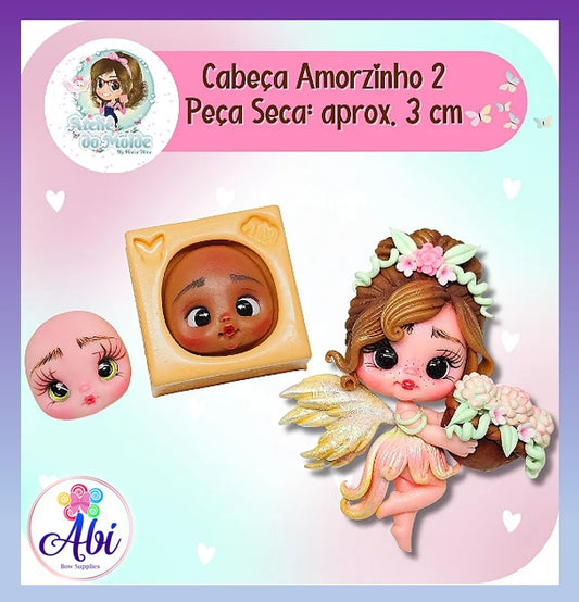 Molde de Silicon Cabeca Amorzinho 2 AdM