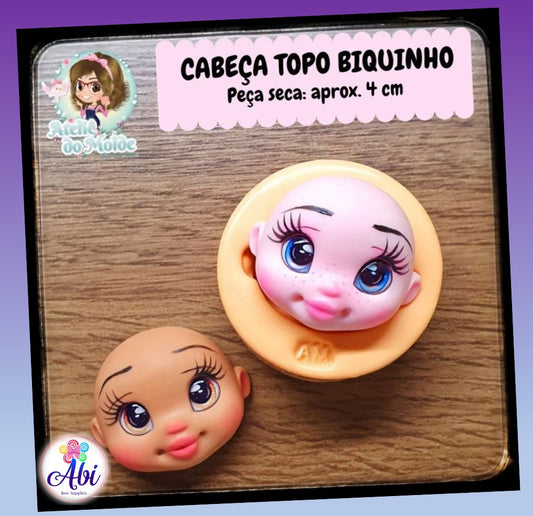 Molde de Silicon Cabeca Topo Biquinho AdM