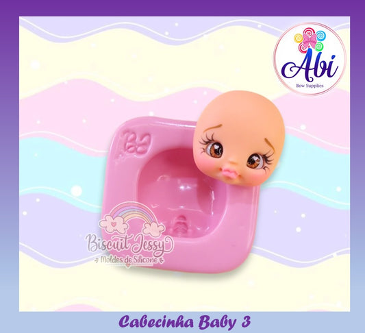 Molde de Silicon Cabecinha Baby 3 BJ