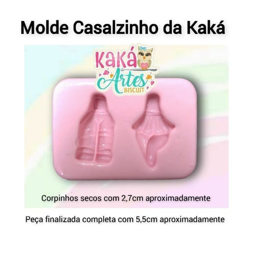 Molde de Silicon Casalzinho da Kaka.