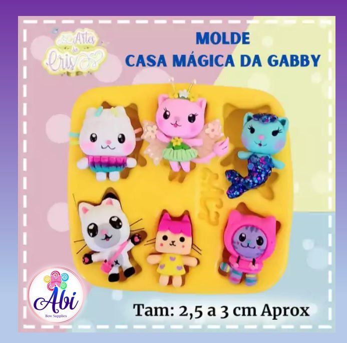 Molde de Silicon Casa Magica da Gabby AC