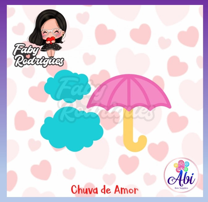 Cortador Chuva de Amor Faby Rodrigues