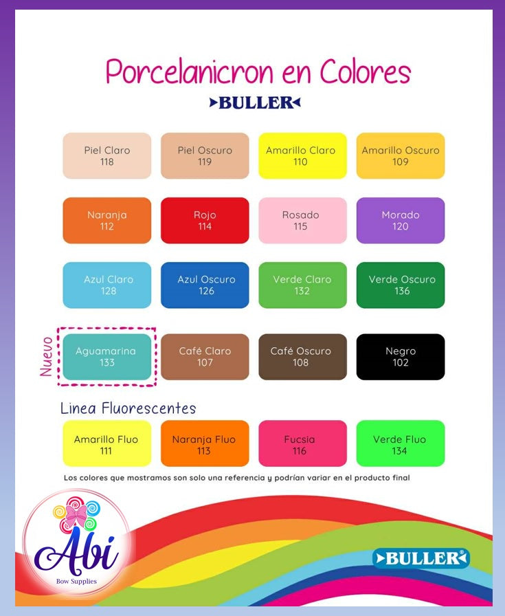 Porcelana Fria Buller Pigmentada (Porcelanicron)