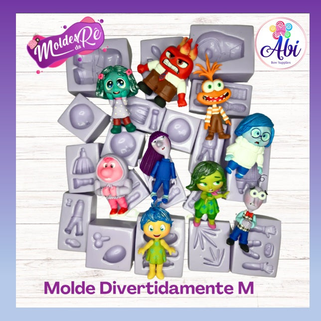 Molde de Silicon Combo Divertidamente M MDR