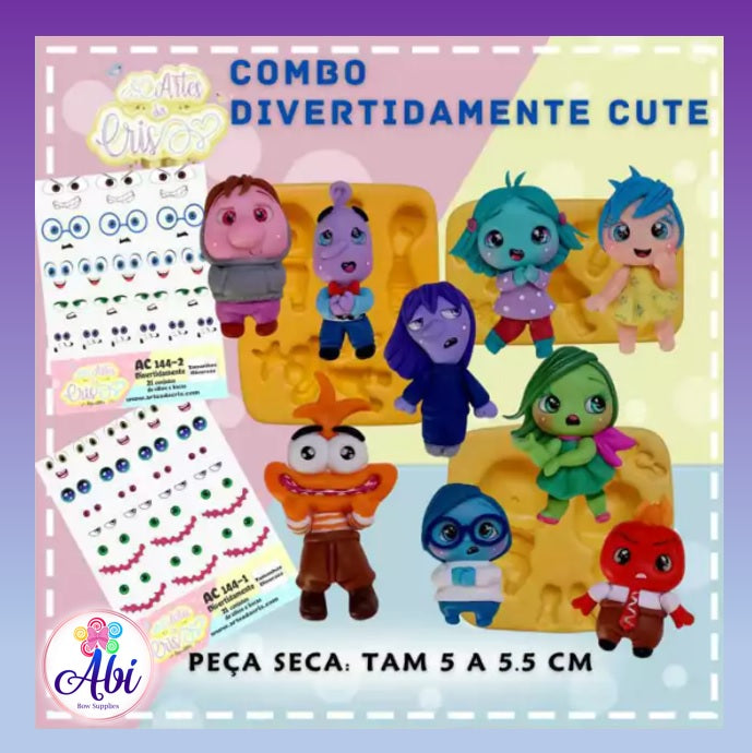 Moldes de Silicon Combo Divertidamente Cute AC