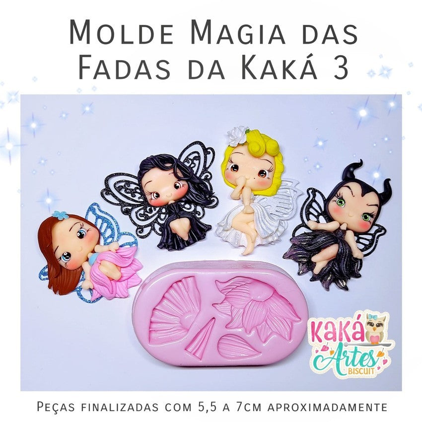Combo Moldes Magia das Fadas da Kaka 1, 2 y 3