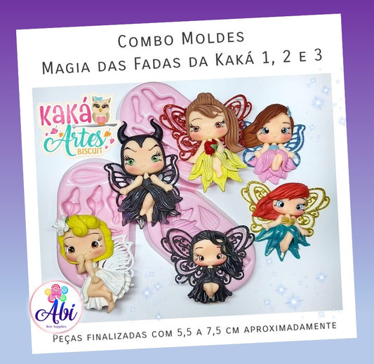 Combo Moldes Magia das Fadas da Kaka 1, 2 y 3