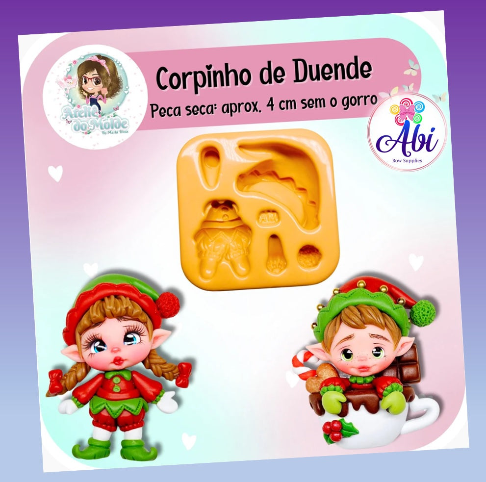 Molde de Silicon Corpinho de Duende AdM