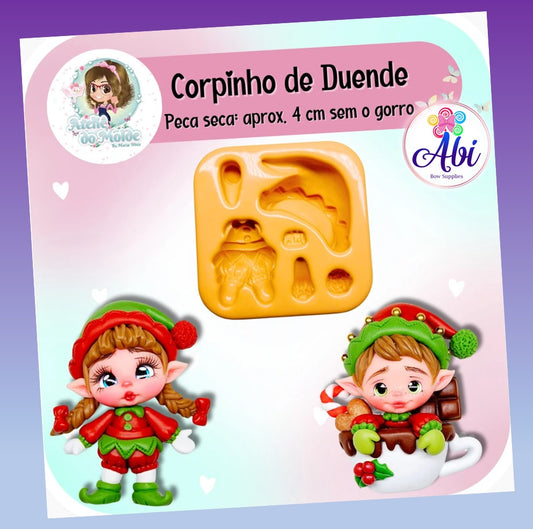 Molde de Silicon Corpinho de Duende AdM